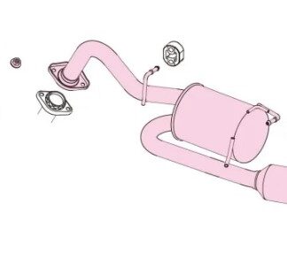 Fujitsubo Authorize R Exhaust TOYOTA PRIUS C NHP10 1NZ-FXE