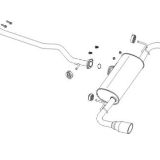Fujitsubo Authorize R Exhaust TOYOTA RAV4 2.0 4WD MXAA54 M20A-FKS