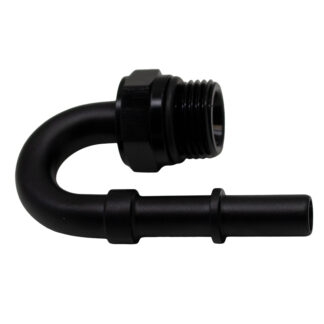 DW 8AN ORB Male to 3 8 Inch Male EFI Quick Connect Adapter 180-De