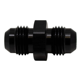 DW 6AN Male Flare to 6AN Male Flare Coupler  Anodized Matte Black