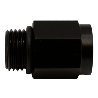DW 6AN ORB Male to M12 X 15 Metric Female Incl O-Ring  Anodize