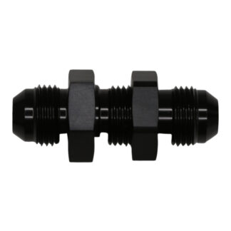 DW 8AN Male Flare to 8AN Male Flare Bulkhead Adapter Incl Nut