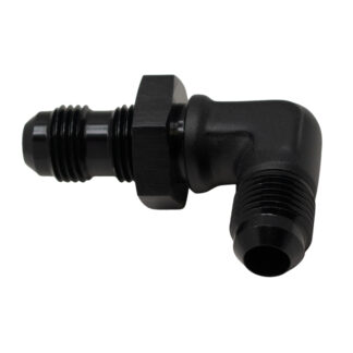 DW 6AN Male Flare to 6AN Male Flare Bulkhead Adapter 90-Degree I