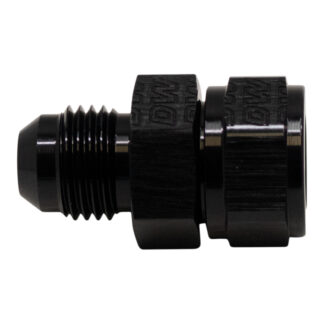 DW 6AN Male Flare to Fuel Pump Outlet Barb Adapter  Anodized Matt