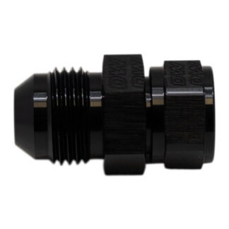 DW 8AN Male Flare to Fuel Pump Outlet Barb Adapter  Anodized Matt