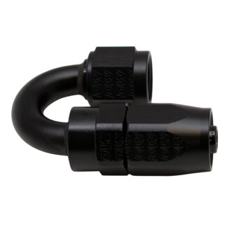 DW 6AN Female Swivel 180-Degree Hose End CPE  Anodized Matte Blac