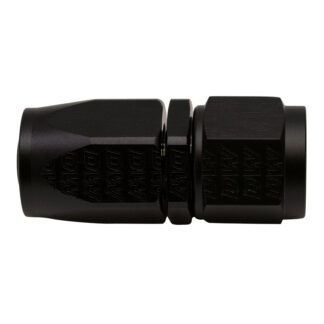 DW 8AN Female Swivel Straight Hose End CPE  Anodized Matte Black
