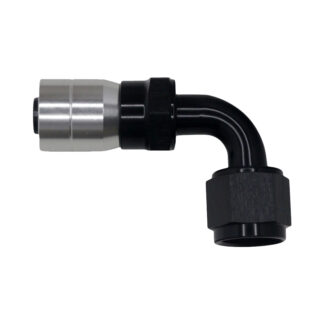 DW 8AN Female Swivel 90-Degree Crimping Style Hose End CPE  Anodi