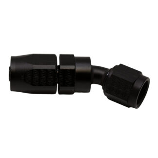 DW 6 AN Female Flare Swivel 30-Degree Hose End CPE  Anodized Matt