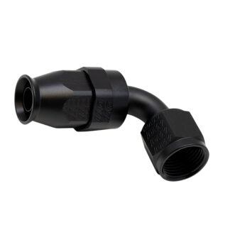 DW 8AN Female Swivel 90-Degree Hose End PTFE Incl 1 Olive Insert