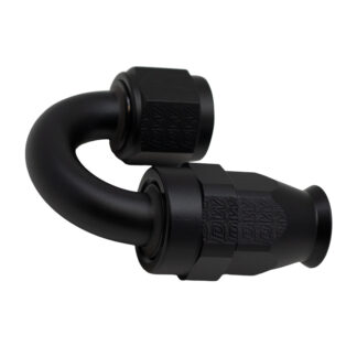 DW 8AN Female Swivel 180-Degree Hose End PTFE Incl 1 Olive Inser