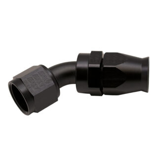 DW 10AN Female Swivel 45-Degree Hose End PTFE Incl 1 Olive Inser