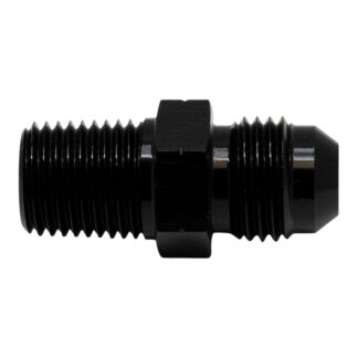 DW 6AN Male Flare to 1 4 Inch Male NPT Adapter  Anodized Matte Bl