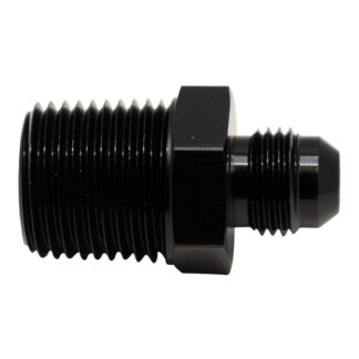 DW 6AN Male Flare to 1 2 Inch Male NPT Adapter  Anodized Matte Bl
