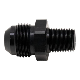DW 8AN Male Flare to 1 4 Inch Male NPT Adapter  Anodized Matte Bl