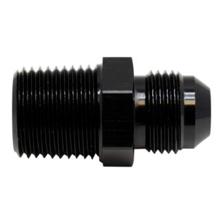 DW 8AN Male Flare to 1 2 Inch Male NPT Adapter  Anodized Matte Bl