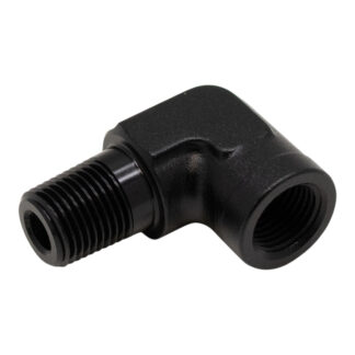 DW 90-Degree 1 8 Inch NPT Male to Female 1 8 Inch NPT  Anodized M