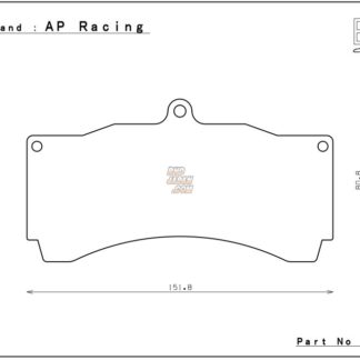 Endless Brake pads ME22 Compound