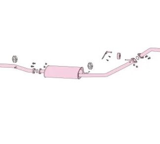 Fujitsubo Authorize K Exhaust DAIHATSU TANTO CUSTOM NA 2WD LA600S