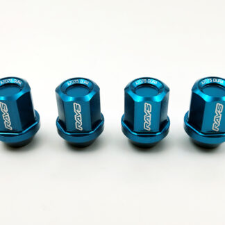 RAYS DURA NUT (4PC) STRAIGHT L32 M12x1.25 BLUE