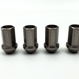 RAYS DURA NUT (4PC) STRAIGHT L42 M12x1.5 GUNMETAL