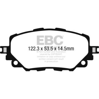 DP42263R EBC Yellowstuff Front Pads Caliper-NA FIAT