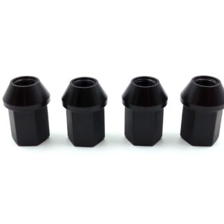 NLA! RAYS Duralumin nut set Standard M12X1.25 Black (4pc)