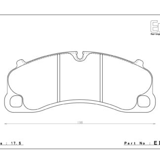 Endless Brake pads N39S Compound Front 991 GT3 RS