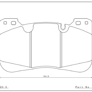 Endless Brake pads BMW M5 F90 Front ME20 Compound