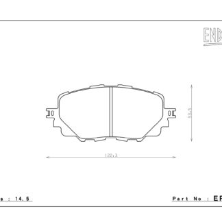 Endless Brake Pads MX72 Compound