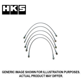 HKS Flexible hose L shape L1200mm AN4 x 716-24uns