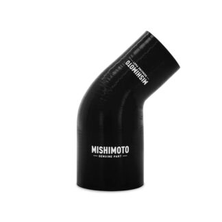 Mishimoto Silicone Reducer Coupler 45 Degree 2in to 3in  Black