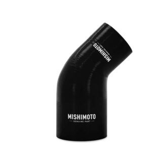Mishimoto Silicone Reducer Coupler, 45 Degree, 3in to 3.5in , Bla