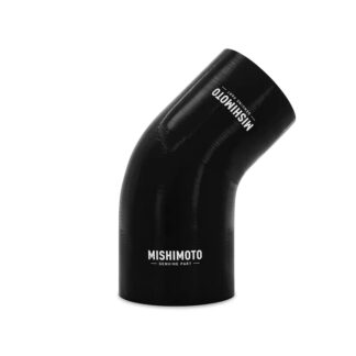 Mishimoto Silicone Reducer Coupler, 45 Degree, 3in to 4in , Black
