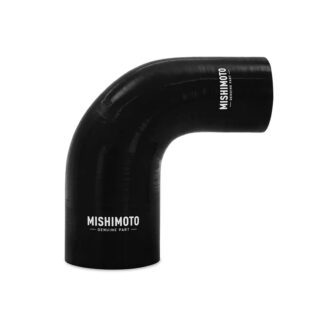 Mishimoto Silicone Reducer Coupler 90 Degree 3in to 3.5in  Bla