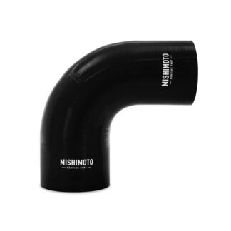 Mishimoto Silicone Reducer Coupler 90 Degree 3in to 4in  Black