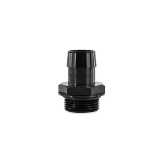 Mishimoto 16ORB to 1in Hose Barb Aluminum Fitting Black