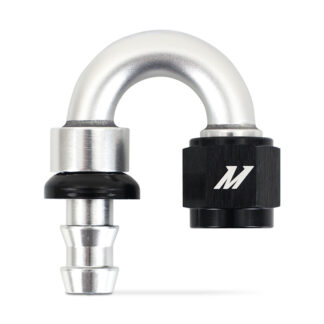 Mishimoto 180° Push Lock Fitting, -6AN