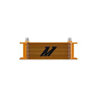 Mishimoto Universal 13-Row Oil Cooler, Gold