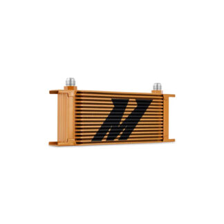 Mishimoto Universal 16-Row Oil Cooler, Gold