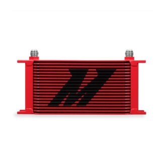 Mishimoto Universal 19-Row Oil Cooler, Red