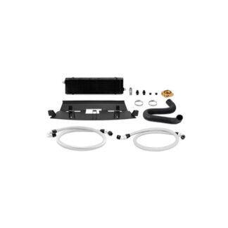 Mishimoto 18- Ford Mustang GT RHD Oil Cooler Kit, Black, Thermost