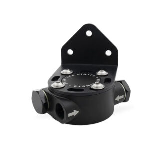 Mishimoto Remote Oil Filter Head 3/4in-16 Thread Black