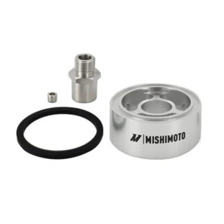 Mishimoto Oil Filter Spacer 32mm 3/4in-16 Thread Silver