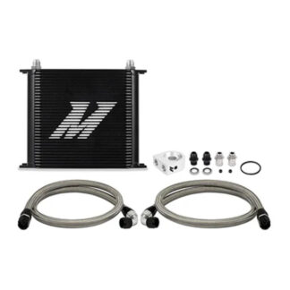 Mishimoto Universal Oil Cooler Kit, 34-Row, Black