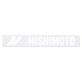 Mishimoto Small White  Decal 1.5 x 10