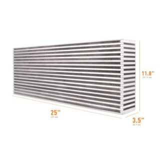 Mishimoto Universal Race Intercooler Core 25inx 11.8inx 3.5i