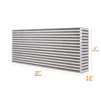 Mishimoto Universal Race Intercooler Core 22inx 6inx 3.5in