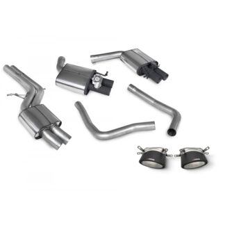 Scorpion Resonated half system with trims Ascari RS Tailpipe Audi RS6 C7 4.0 TFSI Biturbo Quattro 2013 - 2018