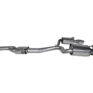 Scorpion Resonated half system Daytona Tailpipe Audi S4 B9 Quattro Avant, Saloon & Sedan. Non sports diff & non GPF model 2017 - 2019